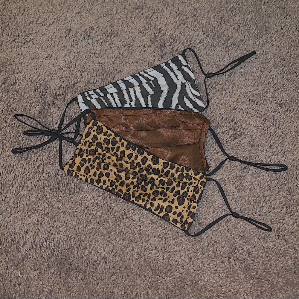 Animal print/brown masks!